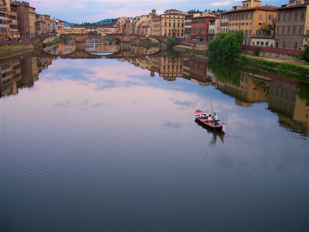 The River Arno, Florence - Photograph by Jeff Curto